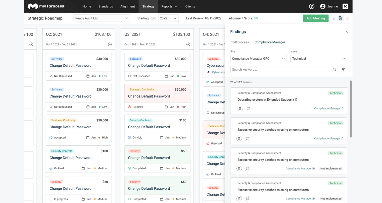 Myitprocess New Integration with Compliance ManagerMake